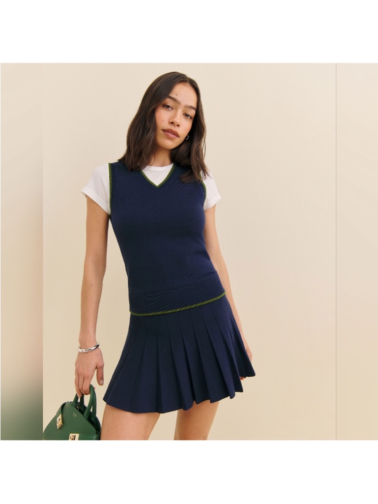 Reformation Blair Cotton Sweater Dress